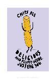 Chips Are Delicious - Tom Cronin Doodles Cartoon Print-Tom Cronin-Giclee Print
