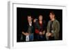 Tom Cruise Chatting with Keith Richards and Ron Wood before Rolling Stones Concert, Las Vegas-null-Framed Photographic Print