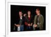 Tom Cruise Chatting with Keith Richards and Ron Wood before Rolling Stones Concert, Las Vegas-null-Framed Photographic Print