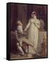 Tom Jones and Mrs Weston, (W/C on Paper)-Thomas Uwins-Framed Stretched Canvas