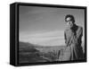 Tom Kobayashi at Manzanar Relocation Center, California, 1943-Ansel Adams-Framed Stretched Canvas