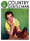 "Baby Chicks," Country Gentleman Cover, April 1, 1937-Tom L. Chore-Framed Giclee Print