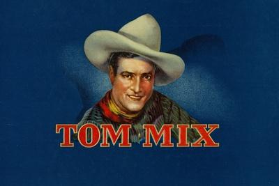 1 cigar label Tom Mix Outer Cowboy 