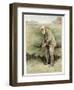 Tom Morris senior, British golfer, portrait, c1910-Unknown-Framed Giclee Print