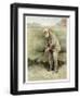 Tom Morris senior, British golfer, portrait, c1910-Unknown-Framed Giclee Print