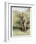 Tom Morris senior, British golfer, portrait, c1910-Unknown-Framed Giclee Print