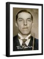 Tom Newman, Billiards Champion, 1935-null-Framed Giclee Print