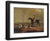 Tom Oldaker, Huntsman of the Berkley Hounds, on Pickle, with the Hounds, 1929-Benjamin Marshall-Framed Giclee Print