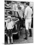 Tom Parker Bowles Eating a Hot Dog as Prince Charles Gets in the Car-null-Mounted Photographic Print