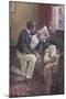 Tom Put His Arm around Arthur's Head-Harold Copping-Mounted Giclee Print