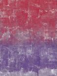 Red and Purple Abstract Painting-Tom Quartermaine-Giclee Print