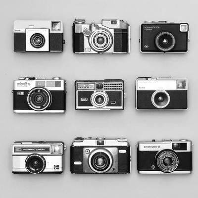 Set of 9 Antique Cameras
