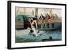 Tom Saves Evangeline-Adolphe Jean-baptiste Bayot-Framed Giclee Print