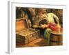 Tom Sawyer and Huckleberry Finn-English School-Framed Giclee Print