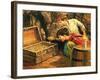 Tom Sawyer and Huckleberry Finn-English School-Framed Giclee Print