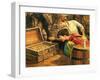 Tom Sawyer and Huckleberry Finn-English School-Framed Giclee Print