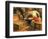 Tom Sawyer and Huckleberry Finn-English School-Framed Giclee Print