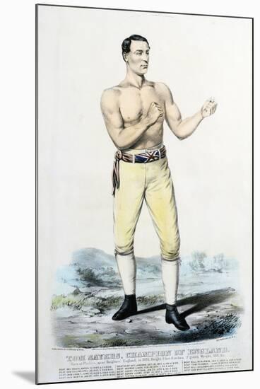 Tom Sayers, Champion of England-Stapleton Collection-Mounted Premium Giclee Print