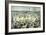 Tom Sayers V. John Heenan at Farnborough, England on 17th April, 1860-English School-Framed Giclee Print