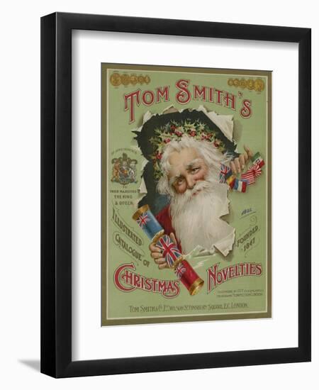 Tom Smith and Co Ltd, Christmas Novelties, Christmas Crackers, Brochure Cover-null-Framed Premium Giclee Print