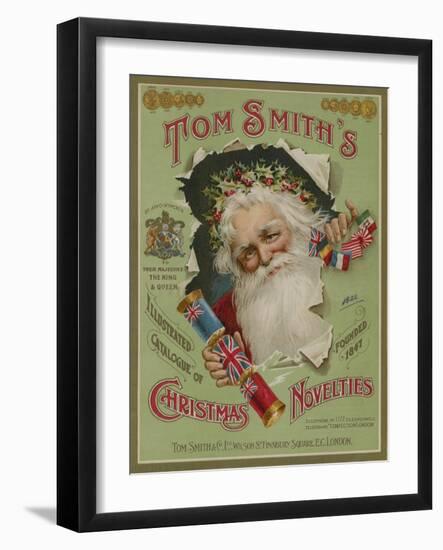 Tom Smith and Co Ltd, Christmas Novelties, Christmas Crackers, Brochure Cover-null-Framed Giclee Print