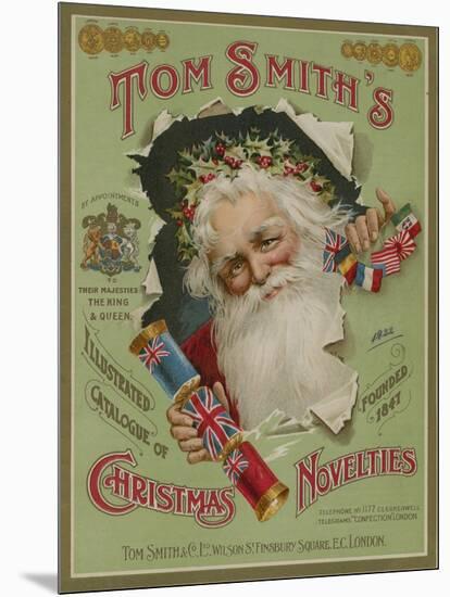 Tom Smith and Co Ltd, Christmas Novelties, Christmas Crackers, Brochure Cover-null-Mounted Giclee Print