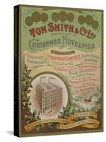 Tom Smith and Co Ltd, Christmas Novelties, Christmas Crackers, Brochure Cover-null-Stretched Canvas