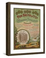 Tom Smith and Co Ltd, Christmas Novelties, Christmas Crackers, Brochure Cover-null-Framed Giclee Print