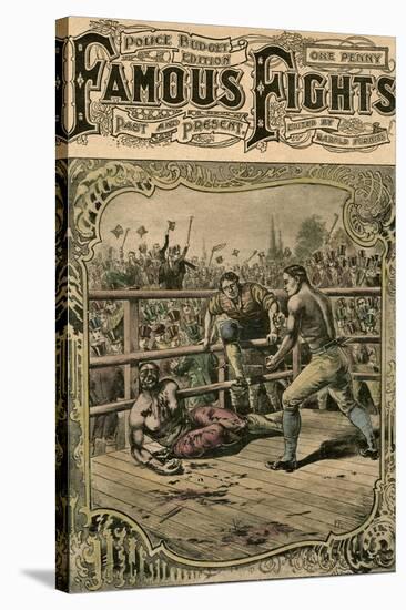 Tom Spring's Second Fight with Jack Langan, 1824-null-Stretched Canvas