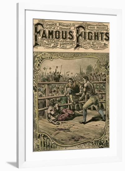 Tom Spring's Second Fight with Jack Langan, 1824-null-Framed Giclee Print