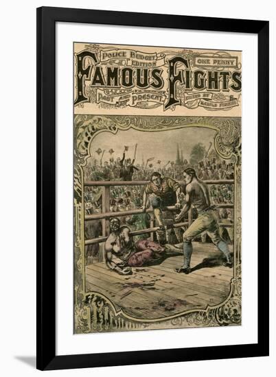 Tom Spring's Second Fight with Jack Langan, 1824-null-Framed Giclee Print