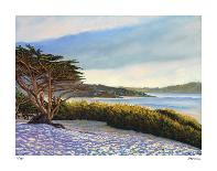 Pebble Beach Sunset-Tom Swimm-Giclee Print