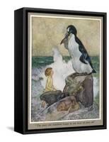 Tom Talks to the Gairfowl Who Weeps Tears of Pure Oil-null-Framed Stretched Canvas