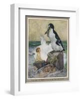 Tom Talks to the Gairfowl Who Weeps Tears of Pure Oil-null-Framed Art Print