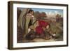 Tom Thumb and the Sleeping Giant-Gustave Doré-Framed Giclee Print