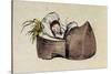 Tom Thumb- Illustration to 'Le petit Poucet'-Theodor Hosemann-Stretched Canvas