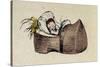 Tom Thumb- Illustration to 'Le petit Poucet'-Theodor Hosemann-Stretched Canvas