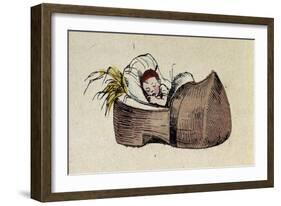 Tom Thumb- Illustration to 'Le petit Poucet'-Theodor Hosemann-Framed Giclee Print