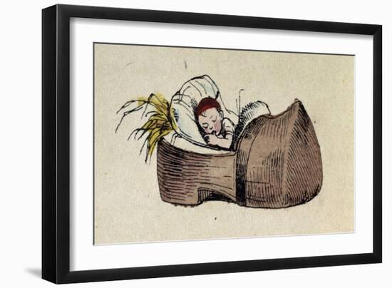 Tom Thumb- Illustration to 'Le petit Poucet'-Theodor Hosemann-Framed Giclee Print