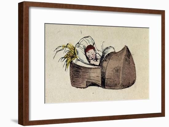 Tom Thumb- Illustration to 'Le petit Poucet'-Theodor Hosemann-Framed Giclee Print