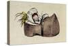 Tom Thumb- Illustration to 'Le petit Poucet'-Theodor Hosemann-Stretched Canvas