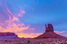 Snowy Sunset at Turret Arch, Arches National Park, Utah Windows Section-Tom Till-Photographic Print