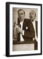 Tom Walls and Ralph Lynn, English Actors, 1933-null-Framed Giclee Print