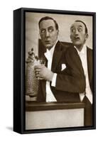 Tom Walls and Ralph Lynn, English Actors, 1933-null-Framed Stretched Canvas