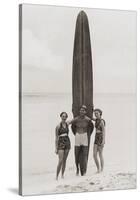 Tom with Kalahuewehe, 1937-Tom Blake-Stretched Canvas