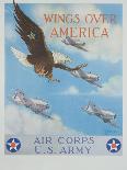 Wings over America-Tom Woodbury-Framed Premium Giclee Print