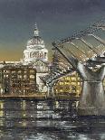 St Paul's and the Millennium Bridge, 2004-Tom Young-Giclee Print