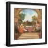 Toman Dining Scene-Victor Valla-Framed Art Print