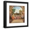 Toman Dining Scene-Victor Valla-Framed Art Print