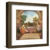 Toman Dining Scene-Victor Valla-Framed Art Print